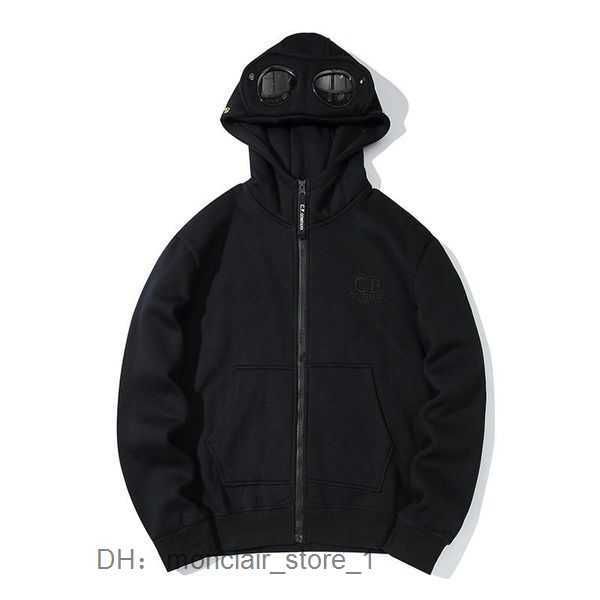 

cp clothe compagnie cp cp short men round lens sweatshirt pullover pure cotton zipper fleece korean harajuku oversize jacket winter 3 gkh1, Black