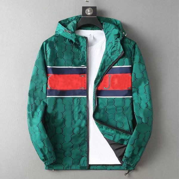 

2023 fashion men's designer jacket fashion men's and women's jacket zipper hooded casual jacket a5, Black;brown