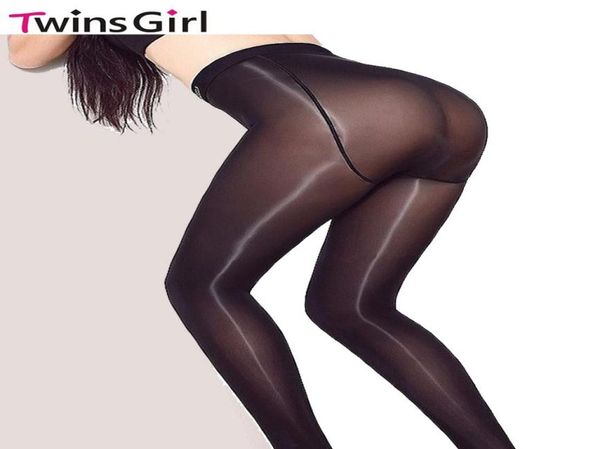 

whole 8d high density elastic anti off silk hip highlight xl plus crotch pantyhose bare shiny shiny stockings ammonia5102228, Black;white