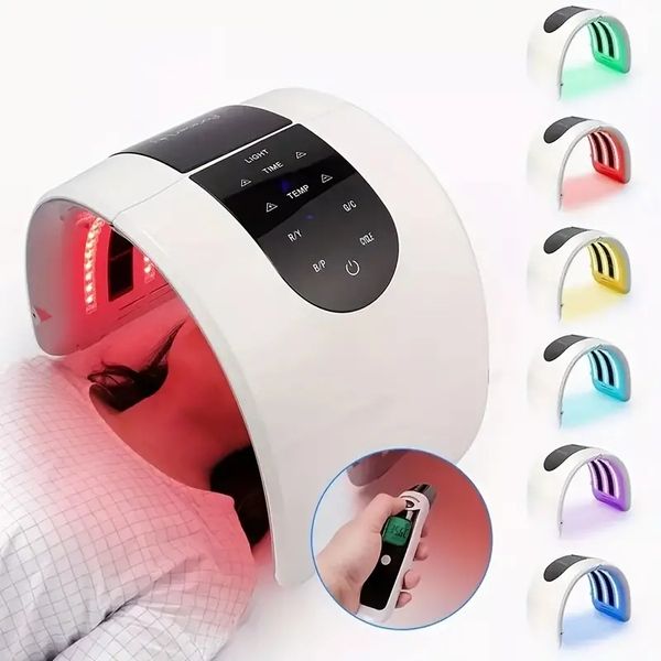 

rejuvenate your skin with home spa's 7-color pdynamic led light therapy machine