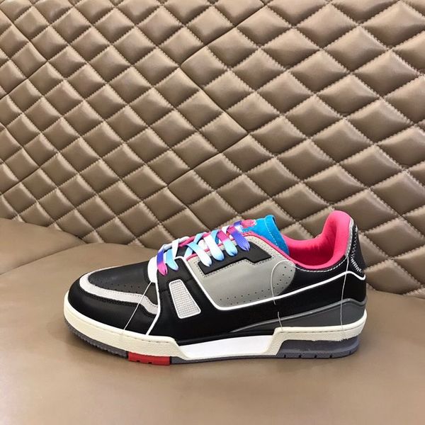 

2023 new sneakers spanish designer sports shoes women men fashion casual shoes comfortable nonslip soles cowhide size39-44 rd1012, Black