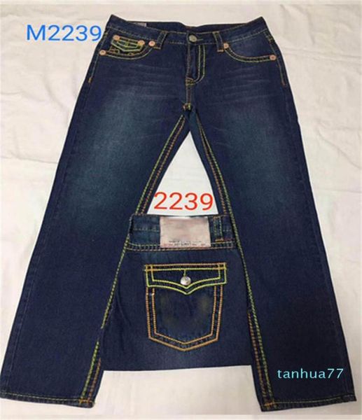 

2021 true designer jeans for mens ripped skinny trousers luxury clothes slim motorcycle moto biker hip hop denim man pants2790581, Blue
