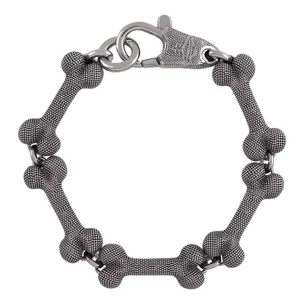 

women new designer hip hop bone pendant saturn necklaces metal women mens fashion gothic punk party choker jewelry, Black