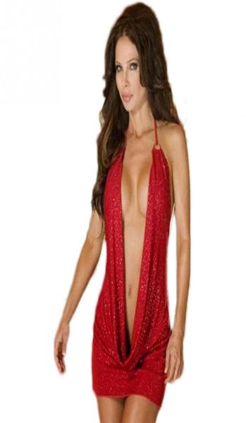 

women sheath deep v neck short mini dress babydoll nightwear sleepwear clubwear backless slim fit  casual dresses2874833, Black;gray