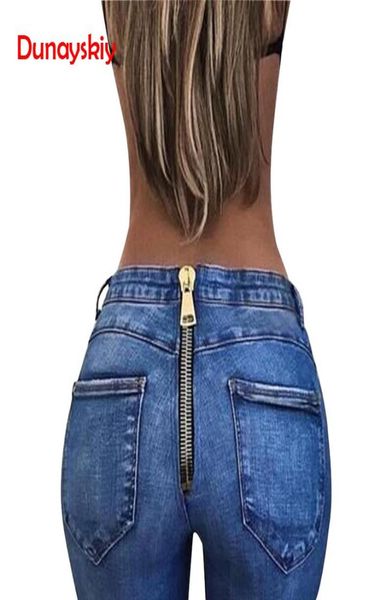 

2020 new arrival softener washed jeans with zipper back push up skinny straight blue denim pants streetwear casual women jeans6395966