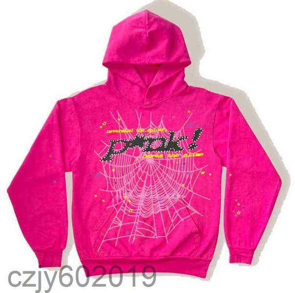 

designer vintage luxe fashion printing spider hooded pullover red sp5der young thug 555 angels hoodie men blue shoe web sweatshirts blazers, Black