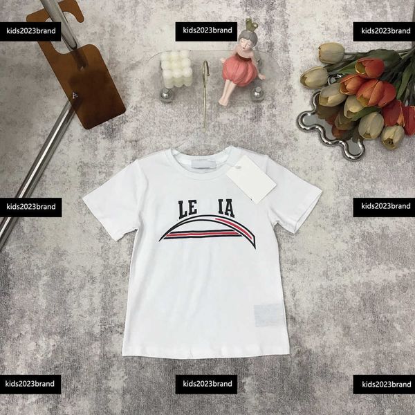 

kids designer clothes fashion short sleeve tees logo printing baby t-shirt child summer clothing round neck, Blue