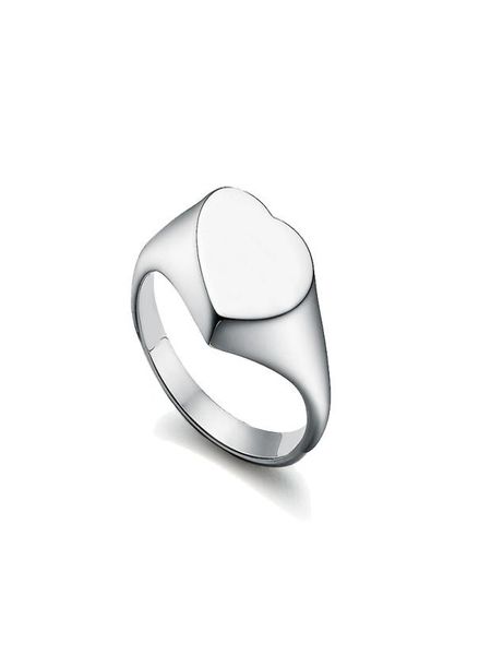 

fashion designer signet band rings size 56789 silver classic letter simple earrings initial womens ladies jewelry earring for 1919616