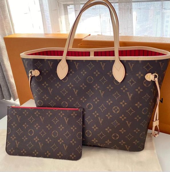 

aaaaa tote bag designer bags handbag totes women wallet fashion leather messenger old flower brown lattice girl shoulder lady bags high capa