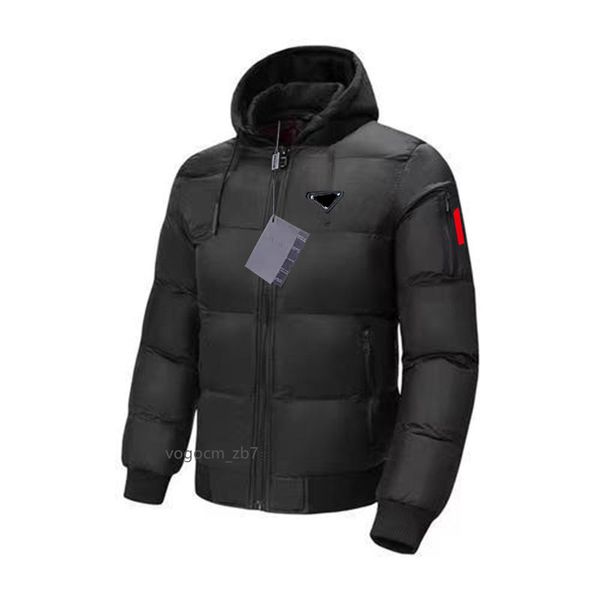 

man prakas coats hooded down jacket designer bomber shirt long sleeves zippers downs windbreaker coat puffy jackets classic asian size s-5x, Black