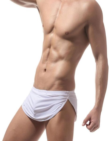 

3 pieceslot men039s boxer shorts mens boxers underwear comfortable soft cueca underpants gay man novel sides split panty6968799, Black;white