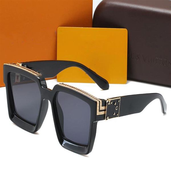 

new 96006 sunglasses for men and women summer shade mirror big square sun glasses uv fishing driving eyewear301h, White;black