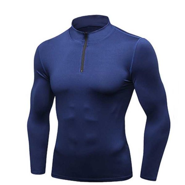 

2021 new lu yoga men's sports jacket men's running fitness clothes coach suit half zipper tight training suit lu-9004