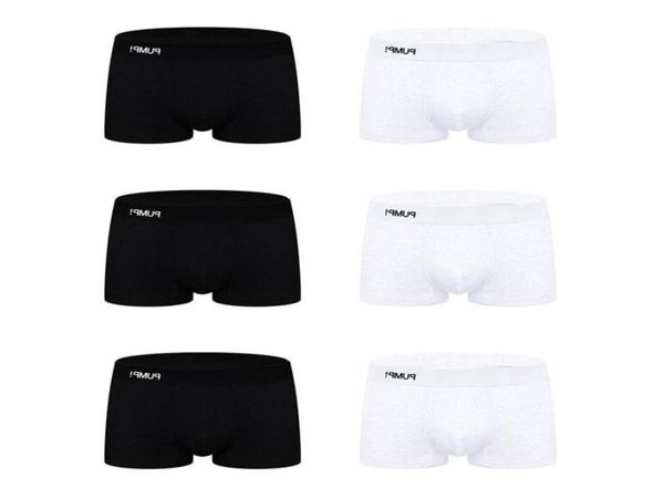 

underpants 6pcs trunks cotton logo soft men underwear boxer shorts fashion long mens boxershorts underware boxers bikini 20225715815, Black;white