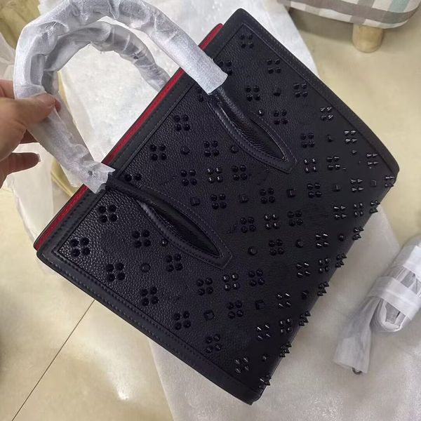 

fashion luxury women rivet bag personalityhead embossed holding envelope shoulder head genuine leather purse bags designer red bottoms handb