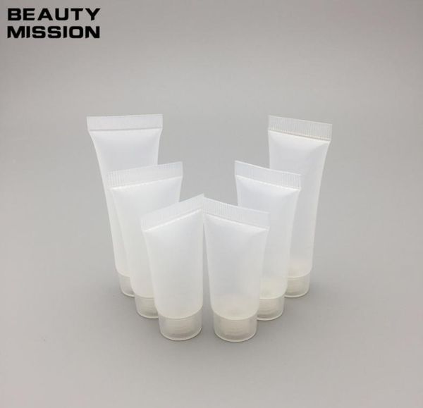 

100pcs 5ml10ml15ml small sample packaging contanier empty plastic cosmetic lotion emulsion cream soft tubes with screw caps6444980