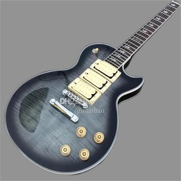 

custom shop brand new grey 3 pickup 6 string electric guitar258