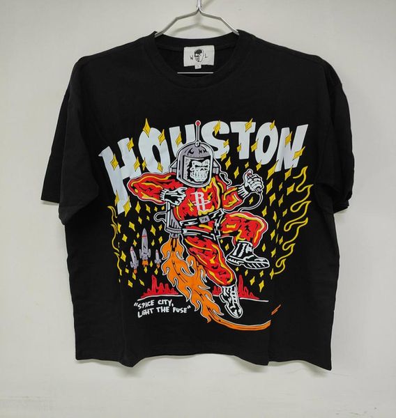 

warren tshirts basketball rocket skull print mens lotas womens art tshirts loose tees men casual shirt shorts sleeve black tee s2027684, White;black