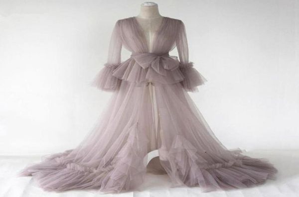 

real image see through maternity robe women dress gowns sheer long pregnant robes po shoot custom made casual dresses6943478, Black;gray