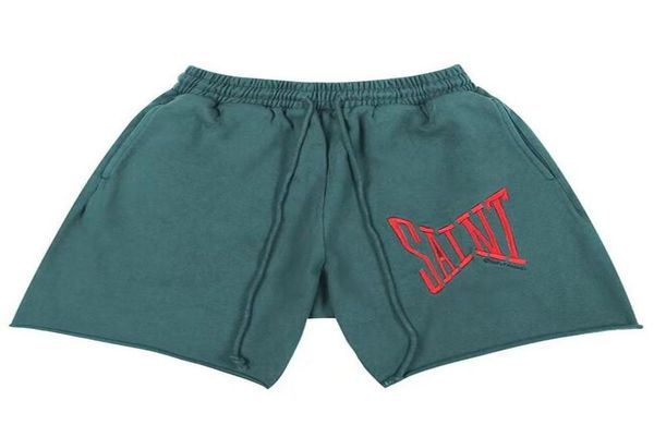 

high street embroidered basic solid color sport shorts0128666169