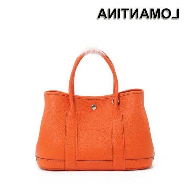 

shoulder bags genuine cowhide leather luxury handbag quality designer garden party tote bag women zj73