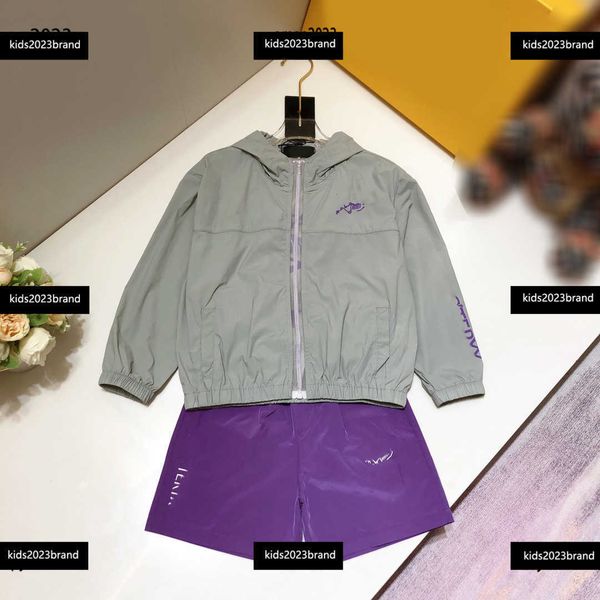 

tracksuits designer baby kids clothing sets hooded jacket set boys sporty suits kids 2pcs t-shirt and shorts ing, White