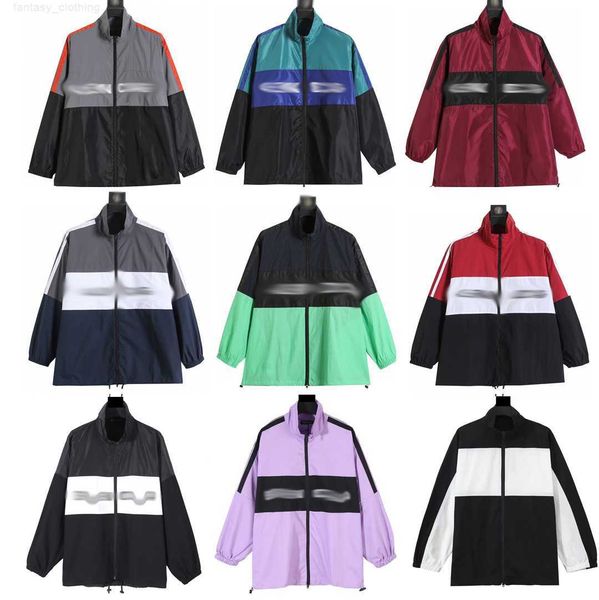 

mens jackets outerwear jacket letter print windbreaker oversize coat letter pairs fashion, Black;brown