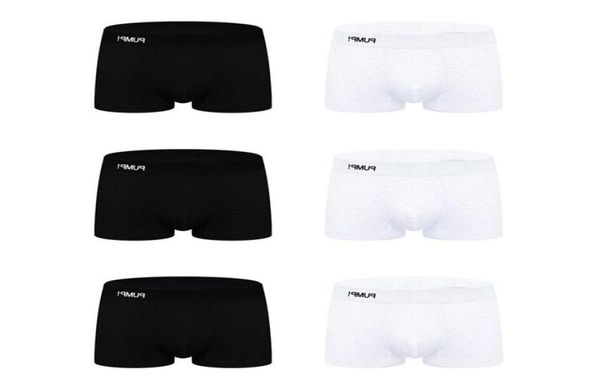 

underpants 6pcs trunks cotton logo soft men underwear boxer shorts fashion long mens boxershorts underware boxers bikini 20226731206, Black;white