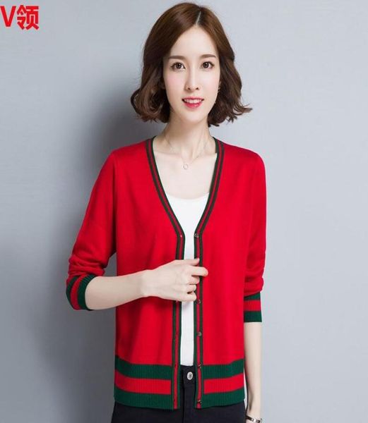 

women039s sweaters autumn new cardigan knitted sweater fashion coat brand designer sweaters9174695, White;black