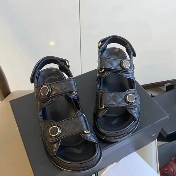 

cowhide sandal candy color flats shoes women's leisure designer outdoor luxury slipper women's flat bottom comfort sand 35- eun, Black