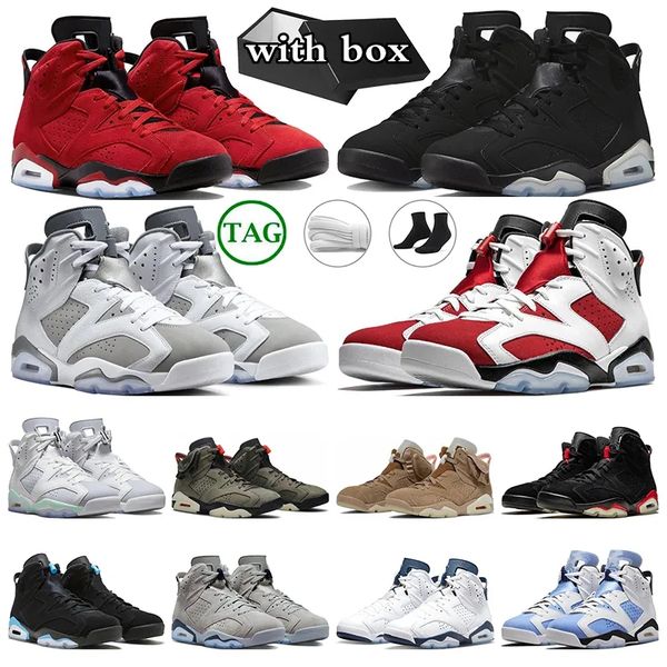 

basketball shoes jumpman 6 6s cool grey toro university blue red oreo georgetown midnight navy cactus jack black infrared unc mens trainers