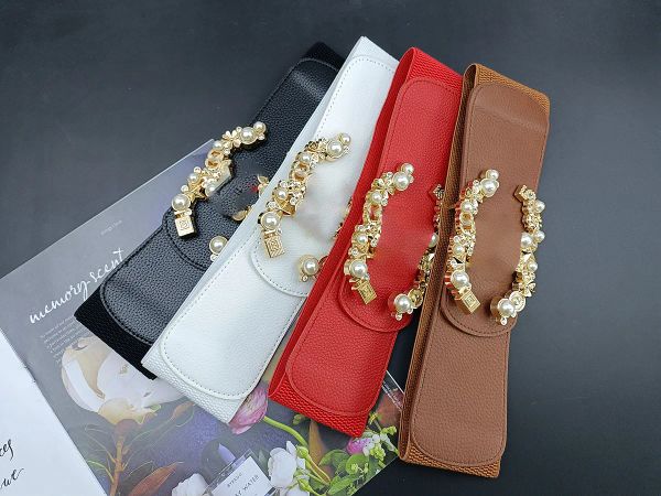 

7cm luxury woman genuine leather designer belts women men gift belt waistband waist with box,dust bags 4-32-10, Black;brown