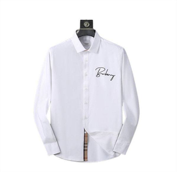 

2022 italian luxury designer menswear casual business shirt social and cocktail shirt brand springsummer slim fashion asian size 4464436, White;black