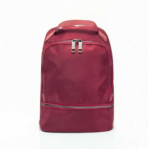 

designer 16colors lulu backpack women lulu outdoor student schoolbag bags women yoga sport travel nylon track lululemens lightweight backpac