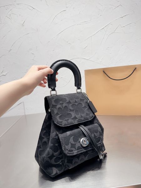 

designer large capacity backpack women's handbag men's letter luxury backpack handle latest fashion design versatile hiking backpa
