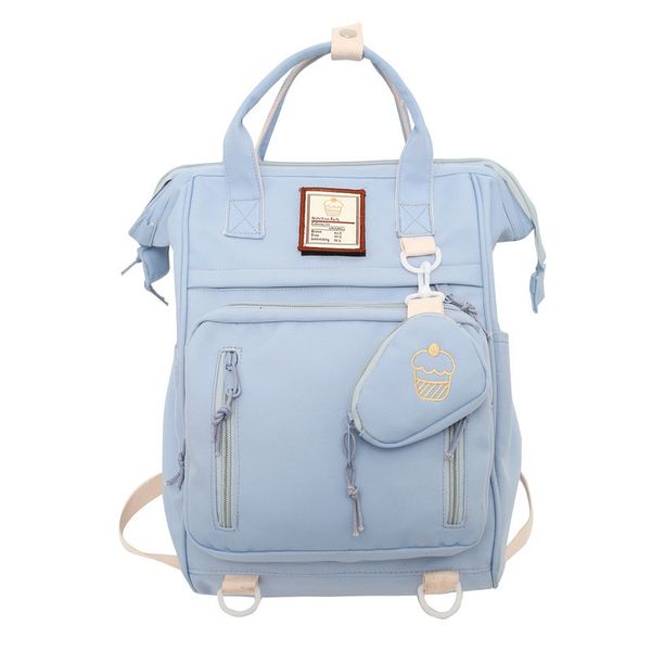 

school bags multifunction women backpack double zipper teenage girls lapcute student shoulder bag 230818