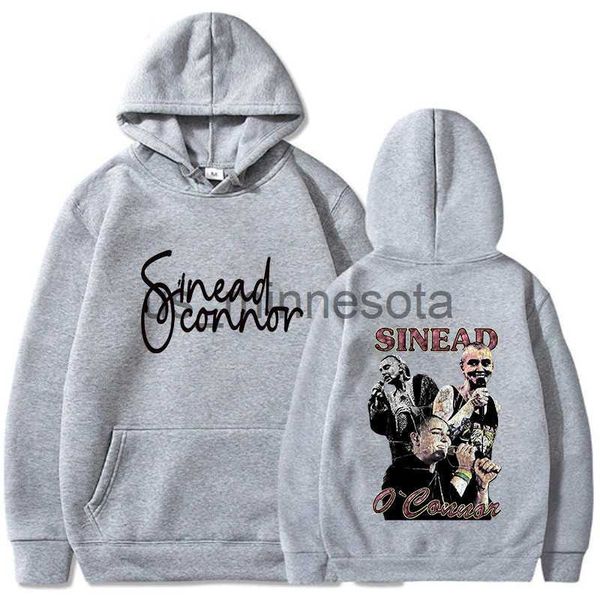 

mens hoodies sweatshirts sinead oconnor 19662023 print hoodies long sleeve mens casual sweatshirts with pocket famous singer graphic pullove, Black
