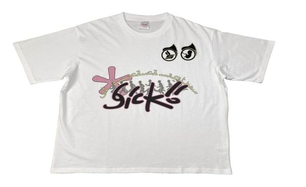 

mens t shirts high street sicko1993 amhurst washed retro short sleeve loose women casual clothes3746278, White;black