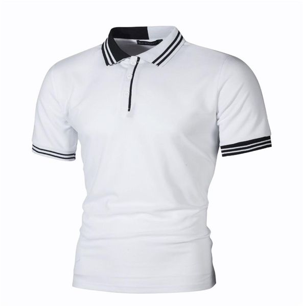

mens fashion brand casual shirts solid white t shirts shirts with cotton blend men tee8873293, White;black