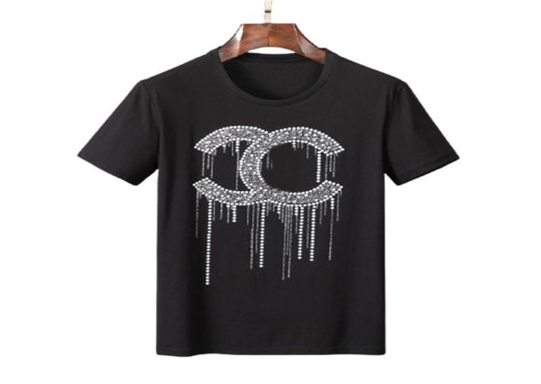 

21ss high qaulity mens designers tees print letter black white t shirts fashion casual couples short sleeves tee comfortable men w4799523, White;black