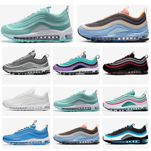 

max 97 running shoes max 97s casual shoes men women designer the future persian violet leopard bred reflective blue laser red nrg mschf x in, Black