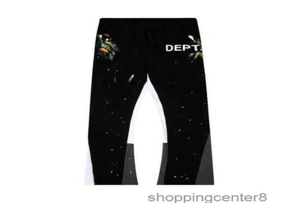 

men039s jeans hoodies galleryes for street speckled dept patchwork drawstring pants pant men women high streetwear guards desig5457540, Blue