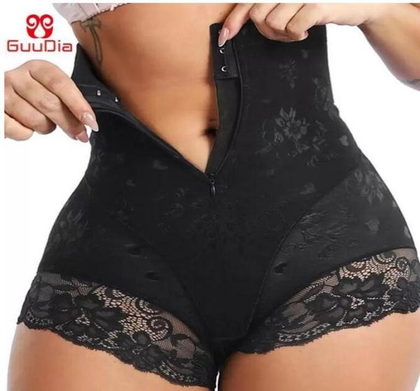 

women039s shapers plus size shaper panties underwear lace body with zipper double control women shapewear waist trainer8760373, Black;white