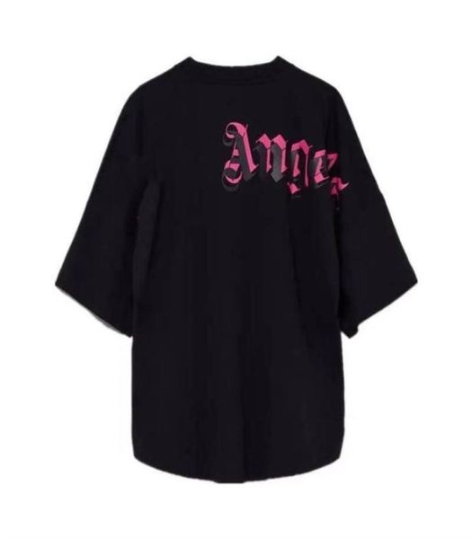 

s t shirts 22ss letter logo loose casual round neck short sleeve men women lovers style boyfriend gift 0018655769, White;black
