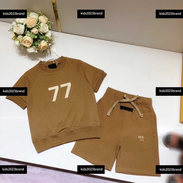 

kids clothes comfortable ventilation sets baby short sleeve suit 2pcs animal print t-shirt and tiger head pattern shorts tracksuit, White