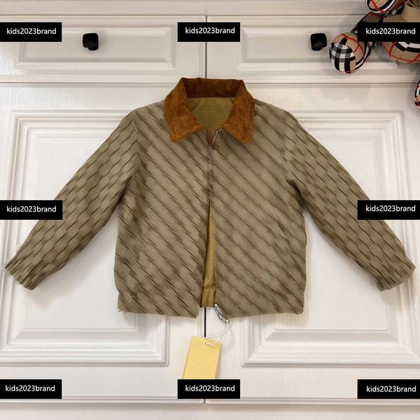 

kids coats child jacket baby outwear spring double-sided coat size 100-160 cm new product feb25, Blue;gray