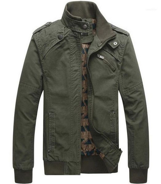 

men039s jackets men jacket casual cotton washed coats army outdoors stand collar outerwear jaqueta masculina coat parka mens ja4796854, Black;brown
