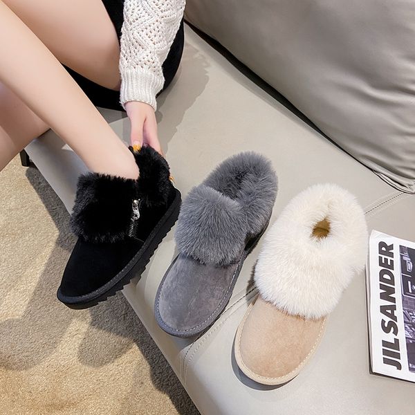 

winter new snow boots cotton shoes women's shoes mingman women's shoes c2 05, Black