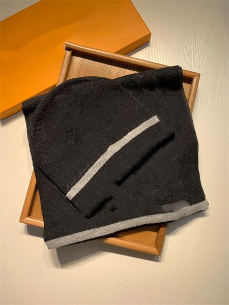 

2023classic lattice winter hats designers bone cap men women couple scarf hat two-piece suit scarf caps scarves sets, Blue;gray