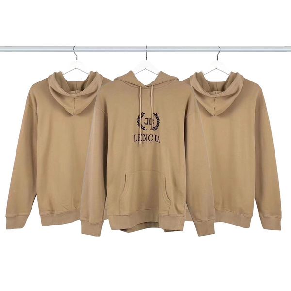 

blcg lencia autumn winter oversize hoodies men carbonized compact spinning fabric wardrobe essentials sweatshirts warm plus size brand cloth, Black